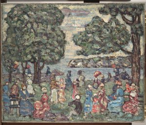 Escena de parque, 1915 de Maurice Brazil Prendergast